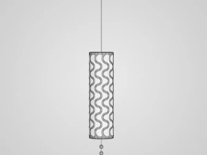 cgaxis hanging decorative lamp 06 3D Model