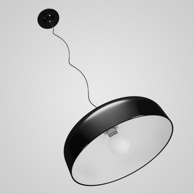 cgaxis black hanging lamp 07 3D Modell .c4d .max .obj .3ds .fbx .stl .blend 