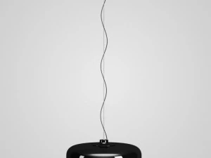cgaxis black hanging lamp 07 3D Model