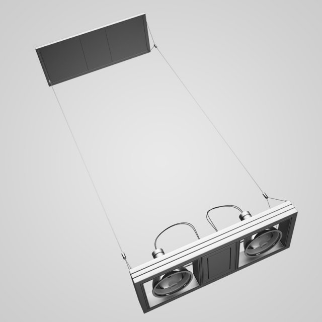 cgaxis hanging halogen lamps 14 3D 模型 .c4d .max .obj .3ds .fbx .stl .blend 