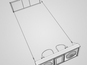 cgaxis hanging halogen lamps 14 3D 模型