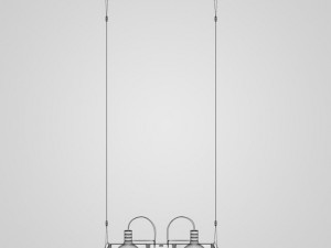 cgaxis hanging halogen lamps 14 3D 模型