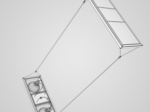 cgaxis hanging halogen lamps 14 3D 模型