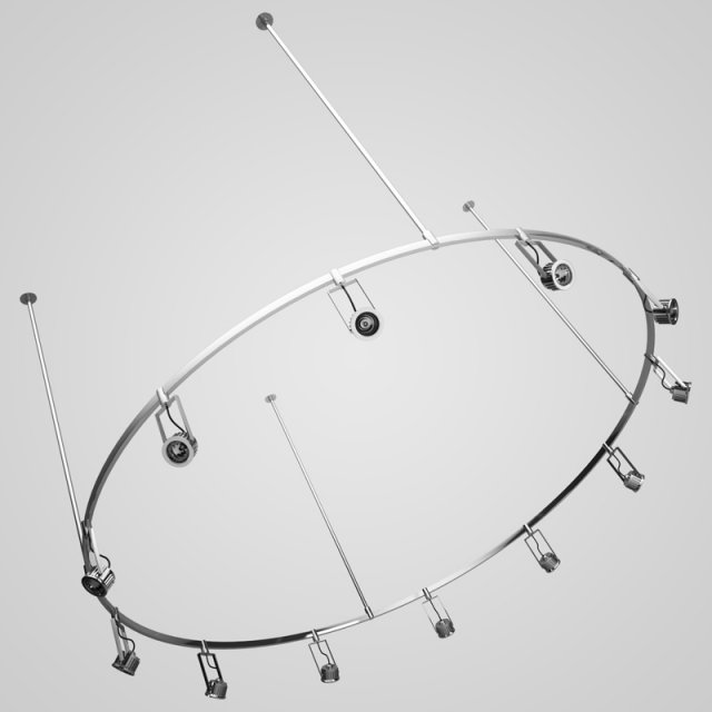 cgaxis halogen lamp set 16 3D 模型 .c4d .max .obj .3ds .fbx .stl .blend 