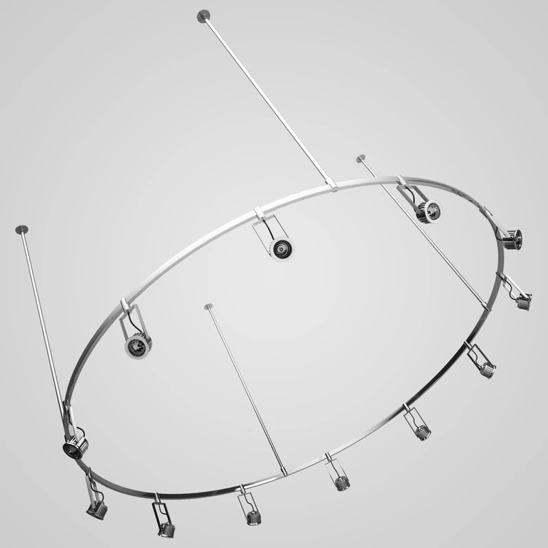 cgaxis halogen lamp set 16 3D Model .c4d .max .obj .3ds .fbx .stl .blend