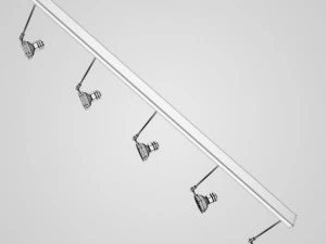 cgaxis halogen lamp set 21 3D Model