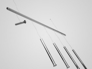 cgaxis hanging halogen lamp set 23 3D Модель