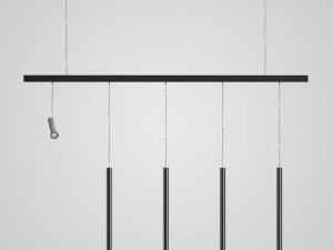 cgaxis hanging halogen lamp set 23 3D-Modell