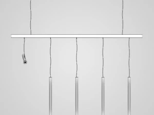 cgaxis hanging halogen lamp set 23 3D Model