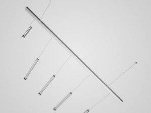 cgaxis hanging halogen lamp set 23 3D-Modell