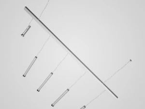 cgaxis hanging halogen lamp set 23 3D Model