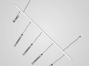cgaxis hanging halogen lamp set 23 3D Model