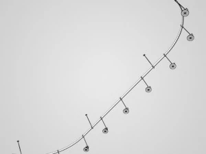cgaxis halogen lamp set 24 3D Model