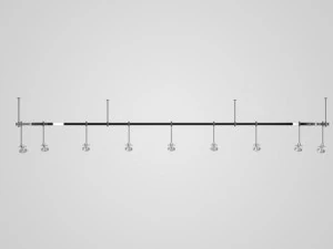 cgaxis halogen lamp set 24 3D Model