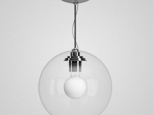 cgaxis glass ceiling lamp 25 3D Model