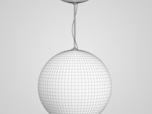 cgaxis glass ceiling lamp 25 3D Model