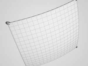 cgaxis flat ceiling lamp 27 Modèle 3D
