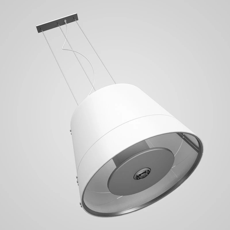 cgaxis white hanging lamp 28 3D Model .c4d .max .obj .3ds .fbx .stl .blend 