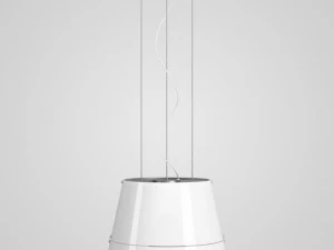 cgaxis white hanging lamp 28 3D Model