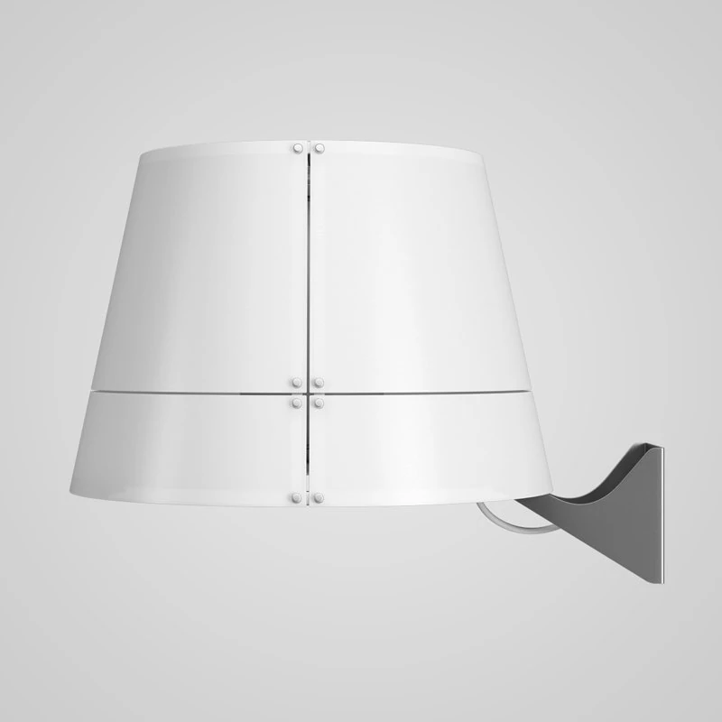 cgaxis white wall lamp 29 3D Model .c4d .max .obj .3ds .fbx .stl .blend