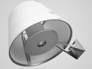 cgaxis white wall lamp 29 3D Model