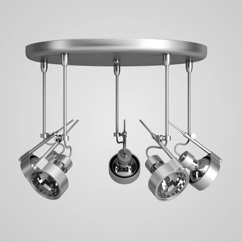 cgaxis halogen lamp set 34 3D Model .c4d .max .obj .3ds .fbx .stl .blend 