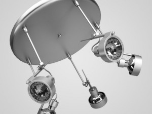 cgaxis halogen lamp set 34 Model 3D