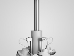 cgaxis halogen lamp set 35 3D Model