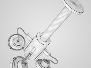 cgaxis halogen lamp set 35 Modèle 3D