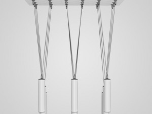 cgaxis decorative hanging lamp set 39 3D 模型