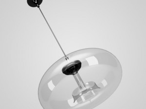 cgaxis hanging glass lamp 40 3D 모델