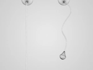 cgaxis two modern wall lamps 41 3D Model