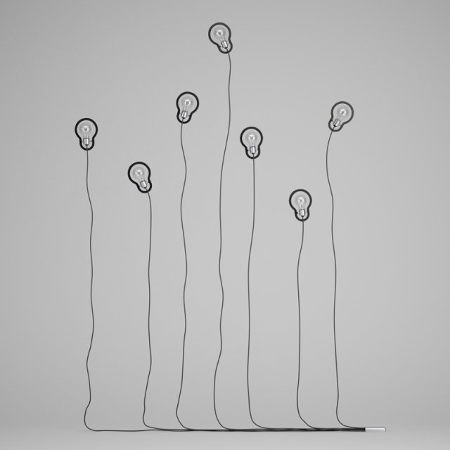 cgaxis decorative wall lamp set 42 Model 3D .c4d .max .obj .3ds .fbx .stl .blend 
