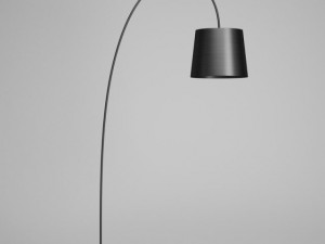 cgaxis black floor lamp 43 3D Model