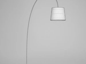 cgaxis black floor lamp 43 3D Model