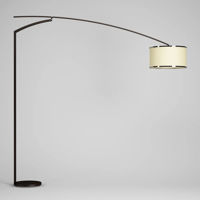cgaxis wooden floor lamp 44 3D Model .c4d .max .obj .3ds .fbx .stl .blend 