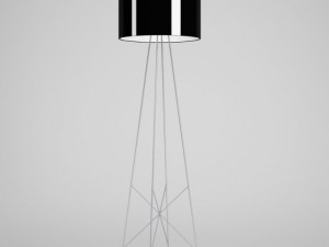 cgaxis floor lamp 46 3D Model