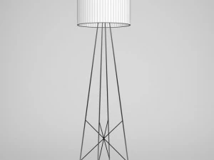 cgaxis floor lamp 46 3D Model