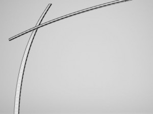 cgaxis modern floor lamp 48 Modelo 3D