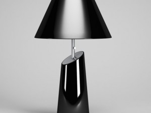 cgaxis black desk lamp 50 3D Model