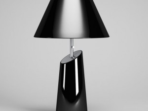 cgaxis black desk lamp 50 3D 모델