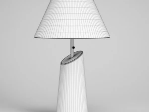 cgaxis black desk lamp 50 3D Model
