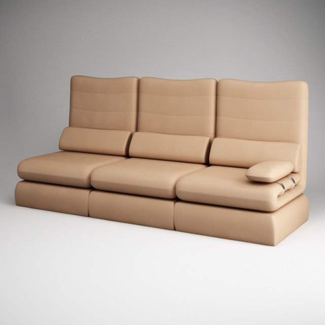 cgaxis modern sofa 06 3D 모델 .c4d .max .obj .3ds .fbx .stl .blend 