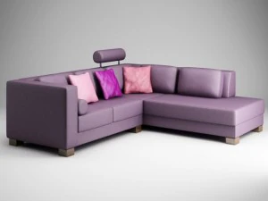 सीगैक्सिस वायलेट कॉर्नर सोफा 14 3D मॉडल
