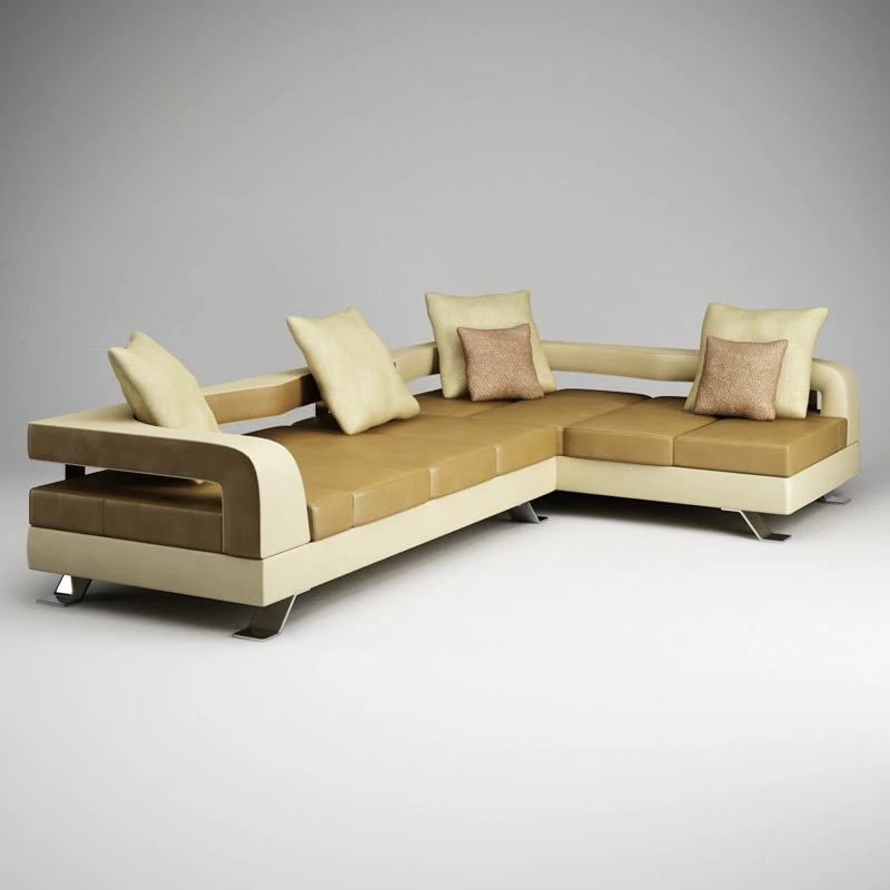 cgaxis corner sofa 18 3D Model .c4d .max .obj .3ds .fbx .stl .blend 