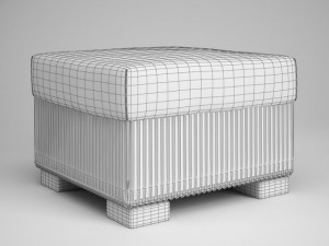 cgaxis pouf 20 Modello 3D
