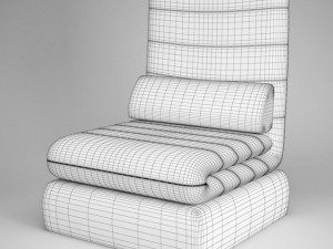 cgaxis modern armchair 21 3D Model