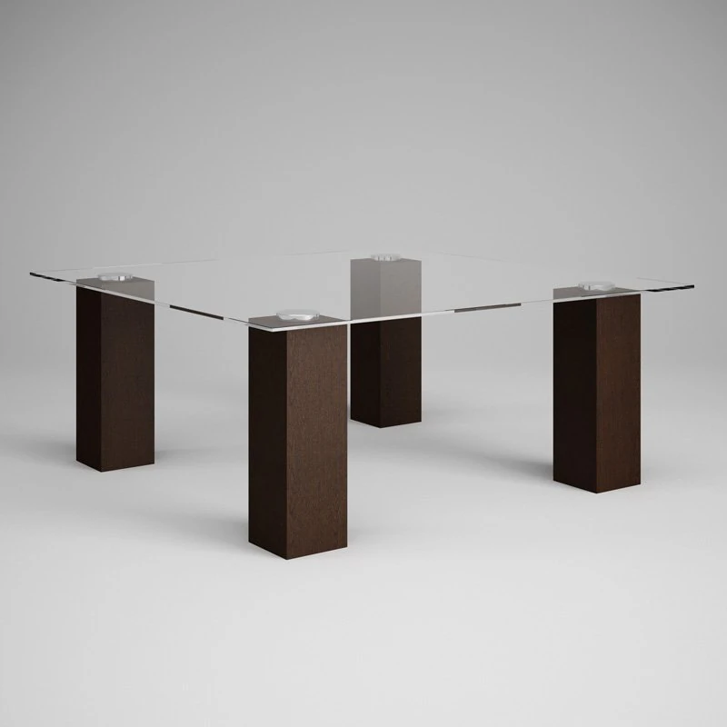 cgaxis glass table 24 3D Model .c4d .max .obj .3ds .fbx .stl .blend 