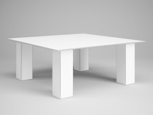 cgaxis glass table 24 3D 模型