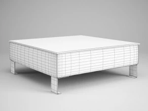 cgaxis black living room table 28 3D Model